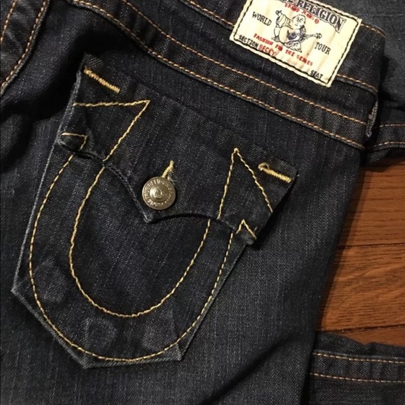 True Religion Becky Boot Jeans 28 Waist 27 Inseam - Picture 6 of 7